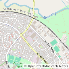 Map of Inverurie, Aberdeenshire