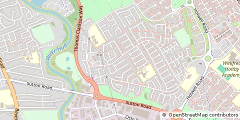 Map of Hull