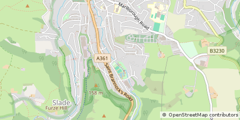 Map of Ilfracombe, North Devon