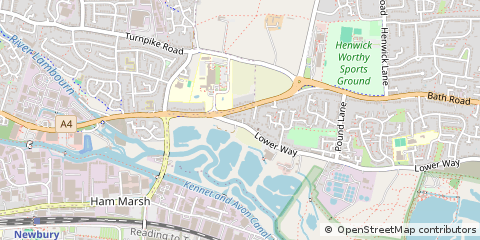 Map of Thatcham
