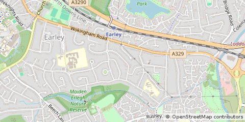 Map of Reading
