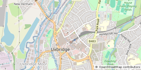 Map of Uxbridge