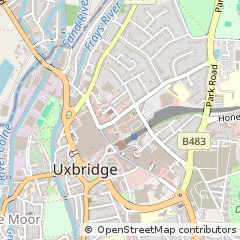 Map of Uxbridge