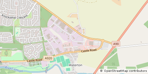 Map of Ellon, Aberdeenshire