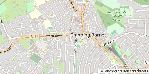 Map of High Barnet