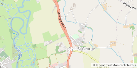 Map of Exeter, Devon