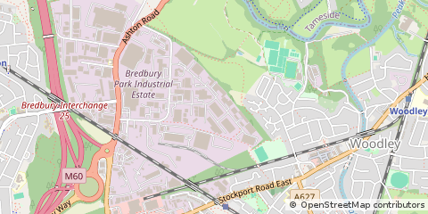 Map of Stockport