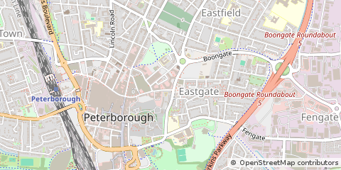 Map of Peterborough
