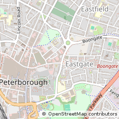 Map of Peterborough