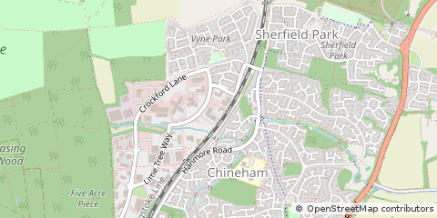 Map of Basingstoke, Hampshire