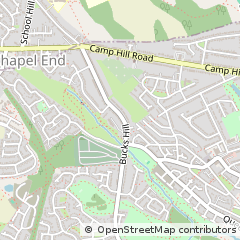 Map of Nuneaton, Berkshire
