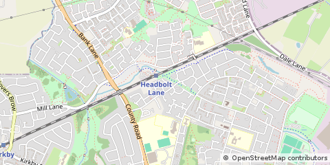 Map of Liverpool, Merseyside