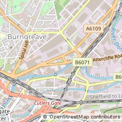 Map of Sheffield