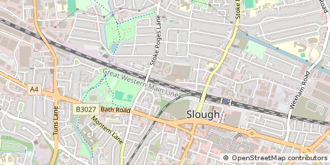 Map of Slough