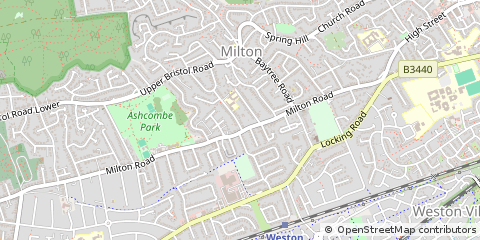 Map of Weston-Super-Mare