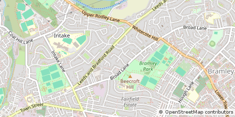 Map of Leeds