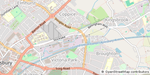 Map of Aylesbury, Buckinghamshire