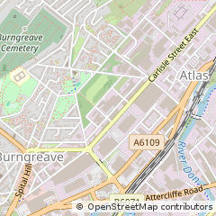 Map of Sheffield, South Yorkshire