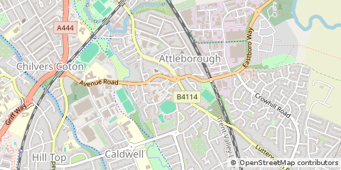 Map of Nuneaton