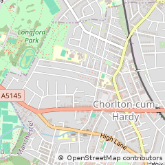 Map of Manchester, Cheshire