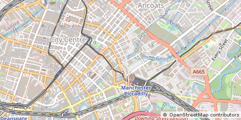 Map of Manchester