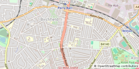 Map of Birmingham