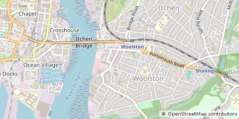 Map of Southampton