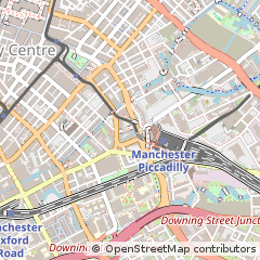 Map of Manchester, Greater Manchester