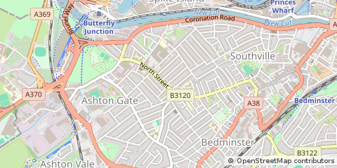 Map of Bristol