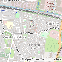 Map of West Drayton, Slough