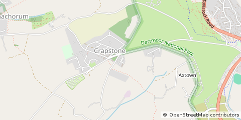 Map of Yelverton, Devon
