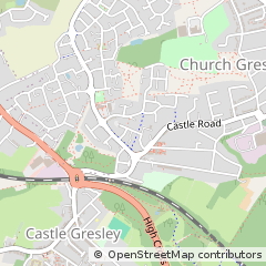 Map of Swadlincote, Derbyshire