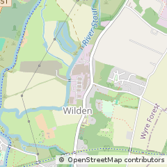 Map of Stourport-on-Severn, Worcestershire
