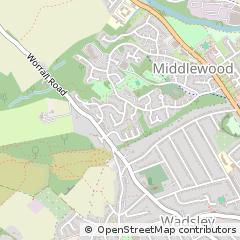 Map of Sheffield