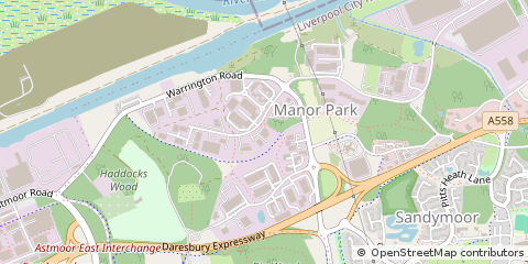 Map of Runcorn