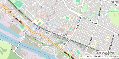 Map of Halley Street, Yoker Glasgow