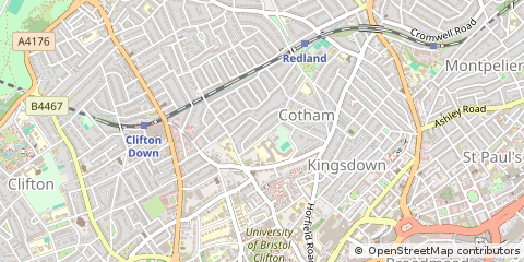 Map of Bristol