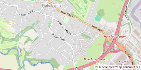 Map of Hale Barns, Altrincham