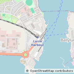 Map of Larne, CO. Antrim