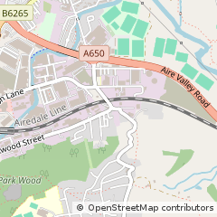 Map of Keighley, West Yorkshire