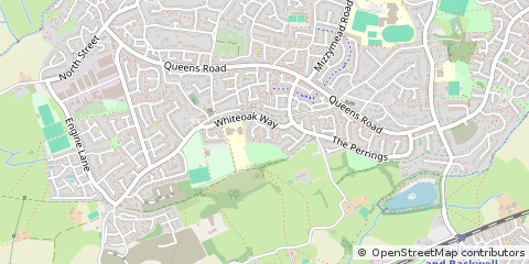 Map of Mailsea, North Somerset