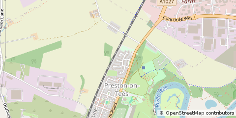Map of Stockton on Tees