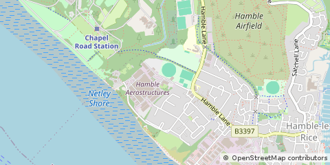 Map of Southampton, Hampshire