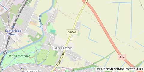 Map of Cambridge,