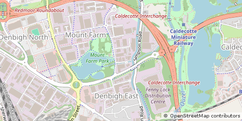 Map of Milton Keynes, Buckinghamshire