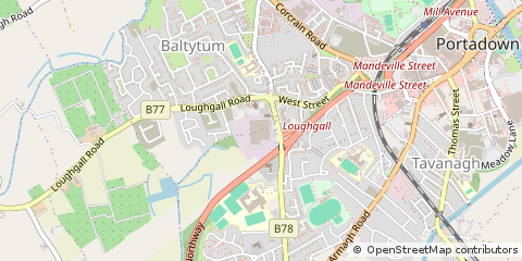Map of Craigavon