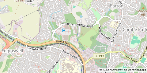 Map of Torquay, Devon