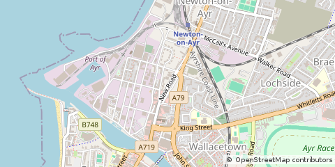 Map of AYR, Ayrshire
