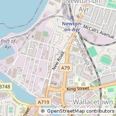 Map of AYR, Ayrshire