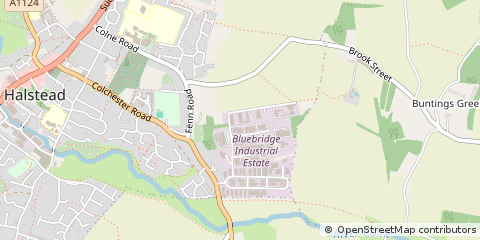 Map of Halstead